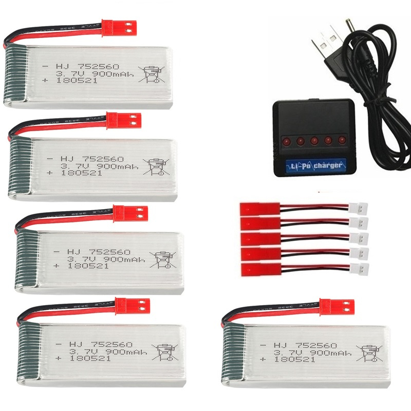 JST 3.7V 900mah Rechargeable B - огляд і ціна Eachine Drone E58